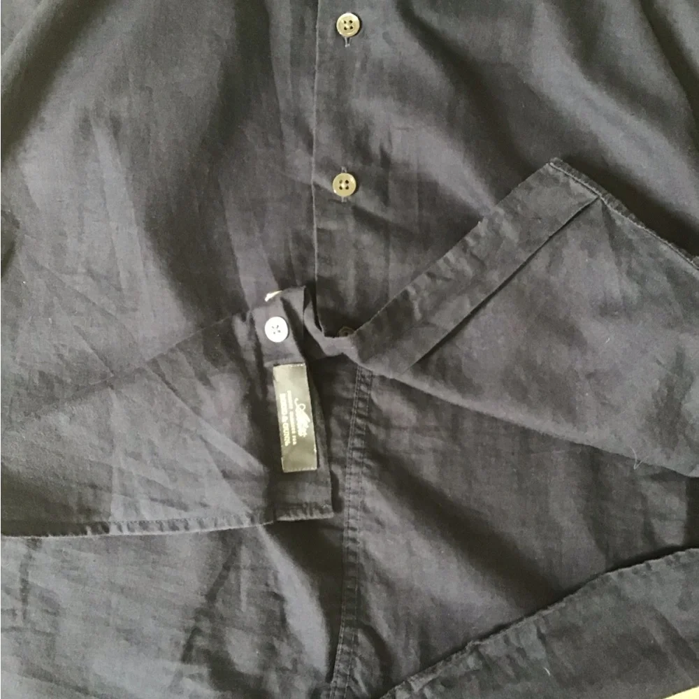 Rodd‎ & Gunn Shirt Mens Medium Blue Speckled Button Up Long Sleeve Cotton